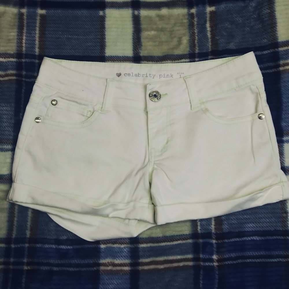 Celebrity Pink Cuffed Booty Shorts Size 1